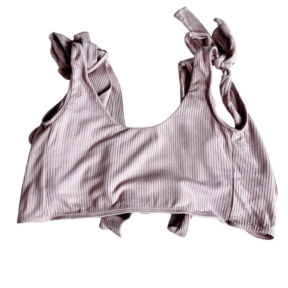 We The Free - Pink Wrap Around Crop Top with Ties - Sz. XS - Picture 4 of 6